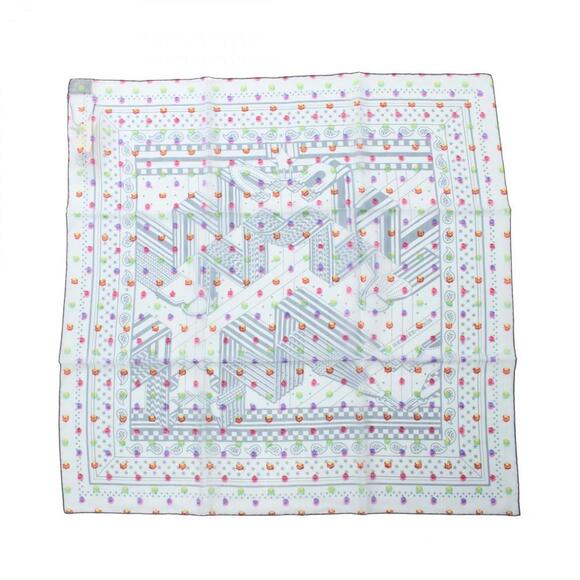 HERMES Blue Scarf - Picture 1 of 5